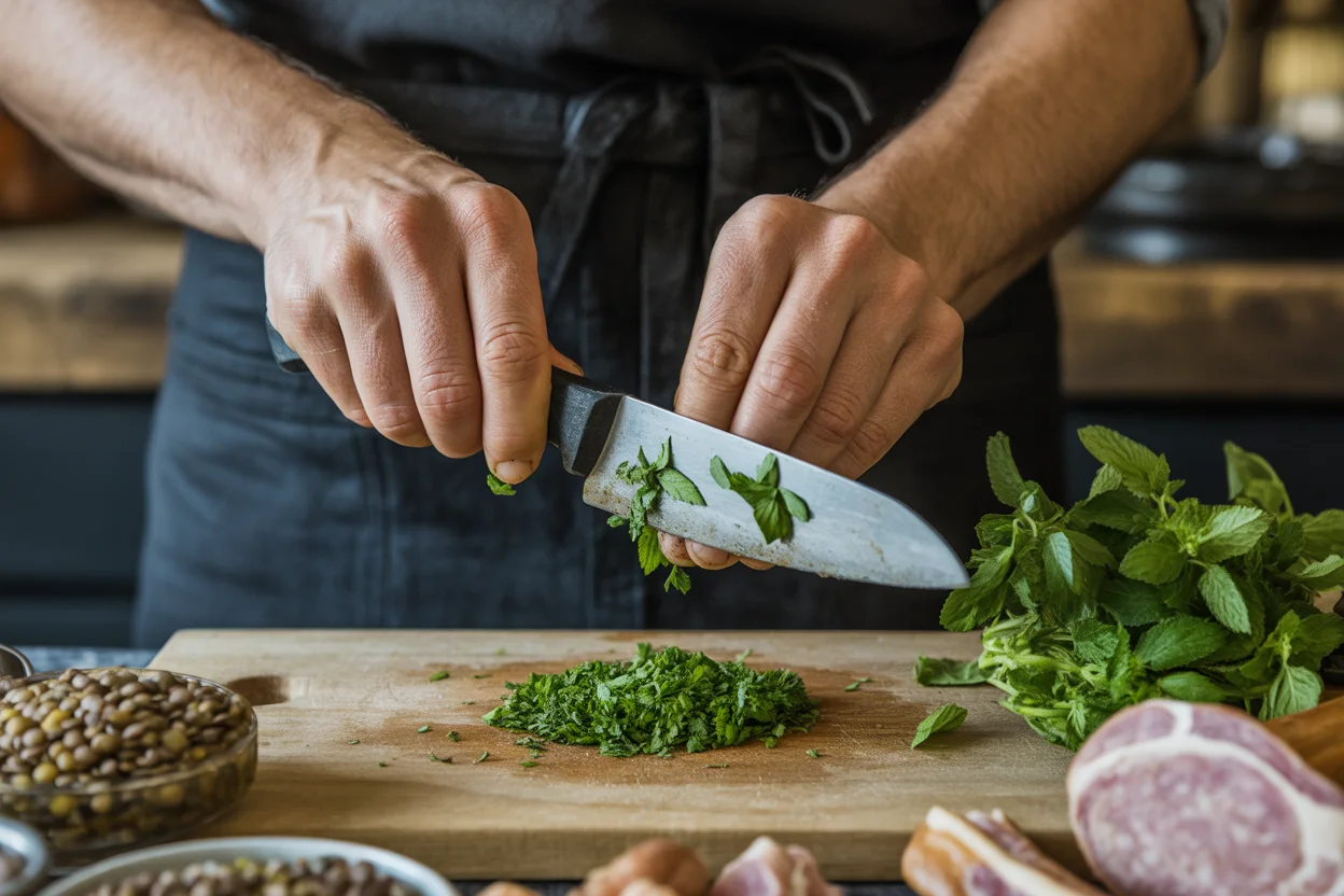Petit sal&eacute; aux lentilles