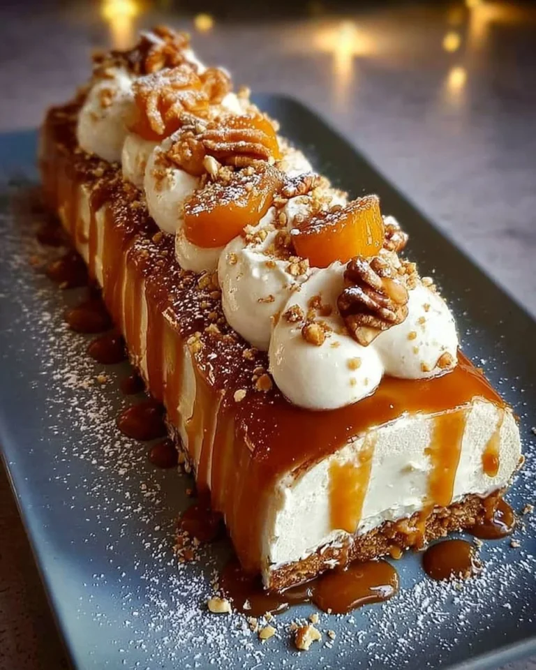 Bûche de Caramel au Beurre Salé, un dessert festif et gourmand