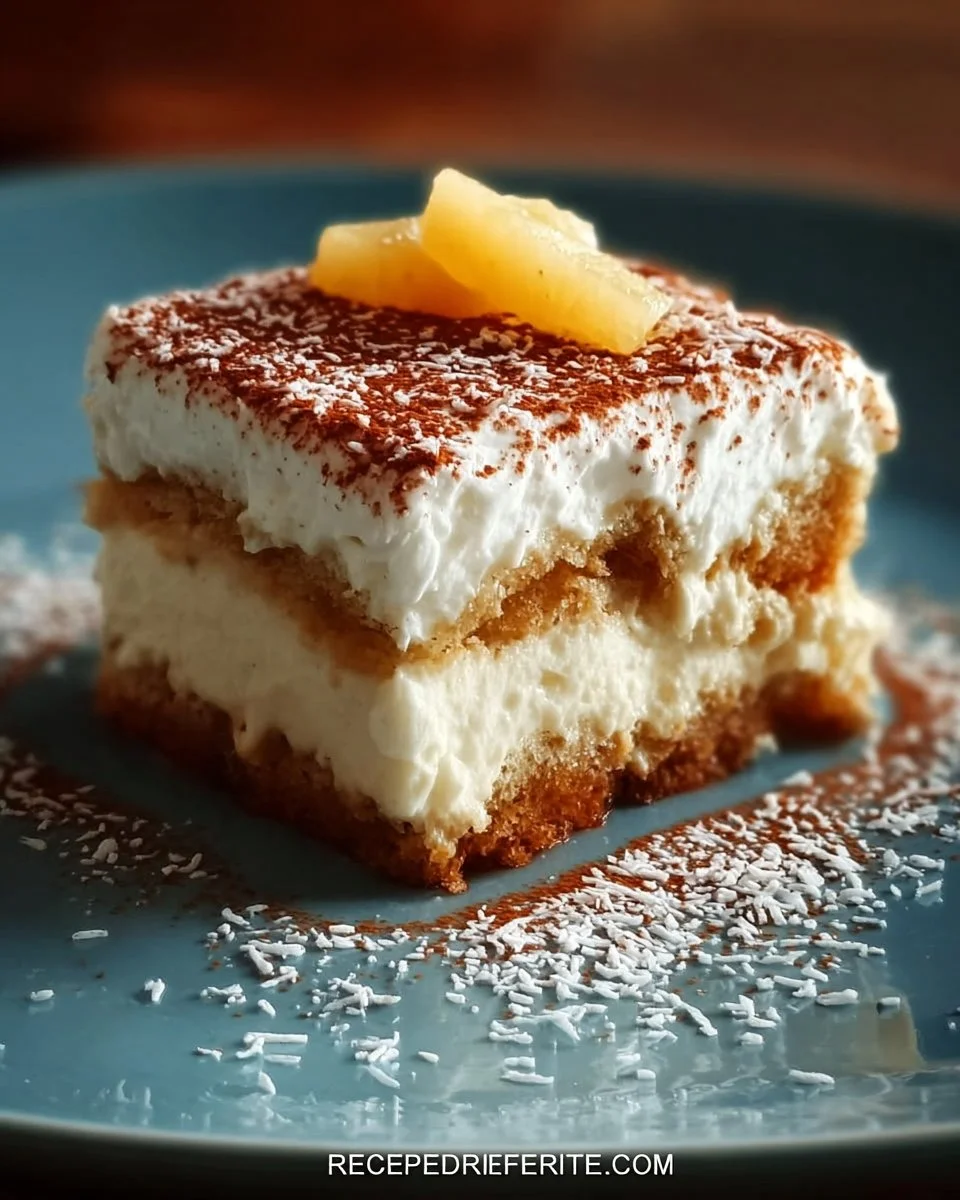 Un délicieux tiramisu traditionnel avec café et crème mascarpone