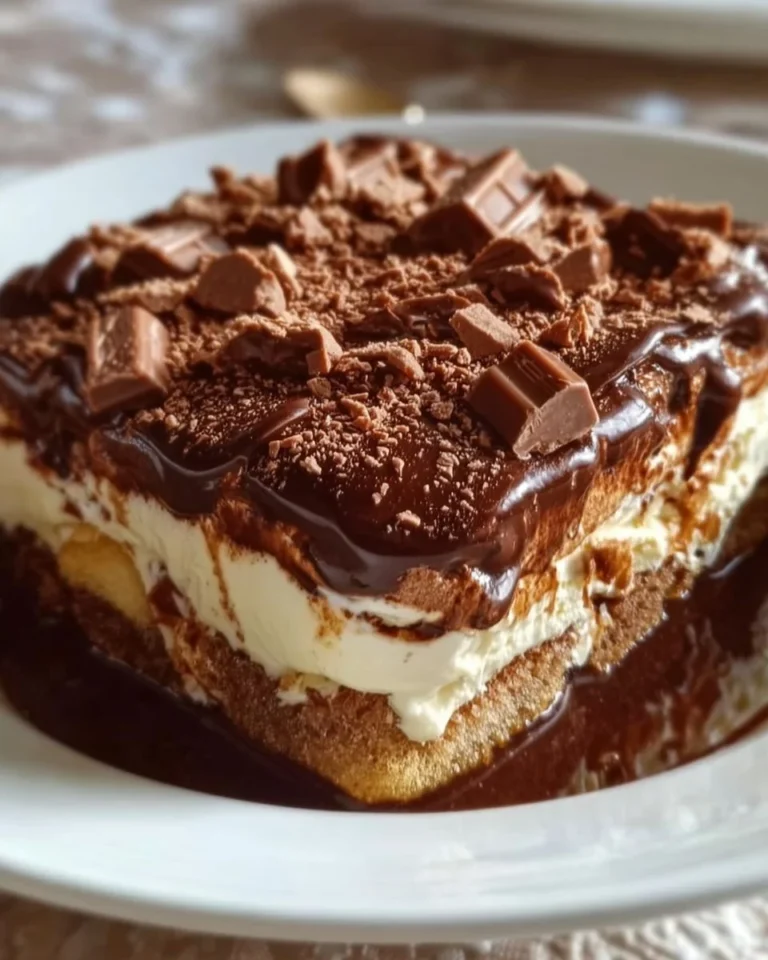 Tiramisu au style Kinder Bueno, un dessert savoureux et crémeux