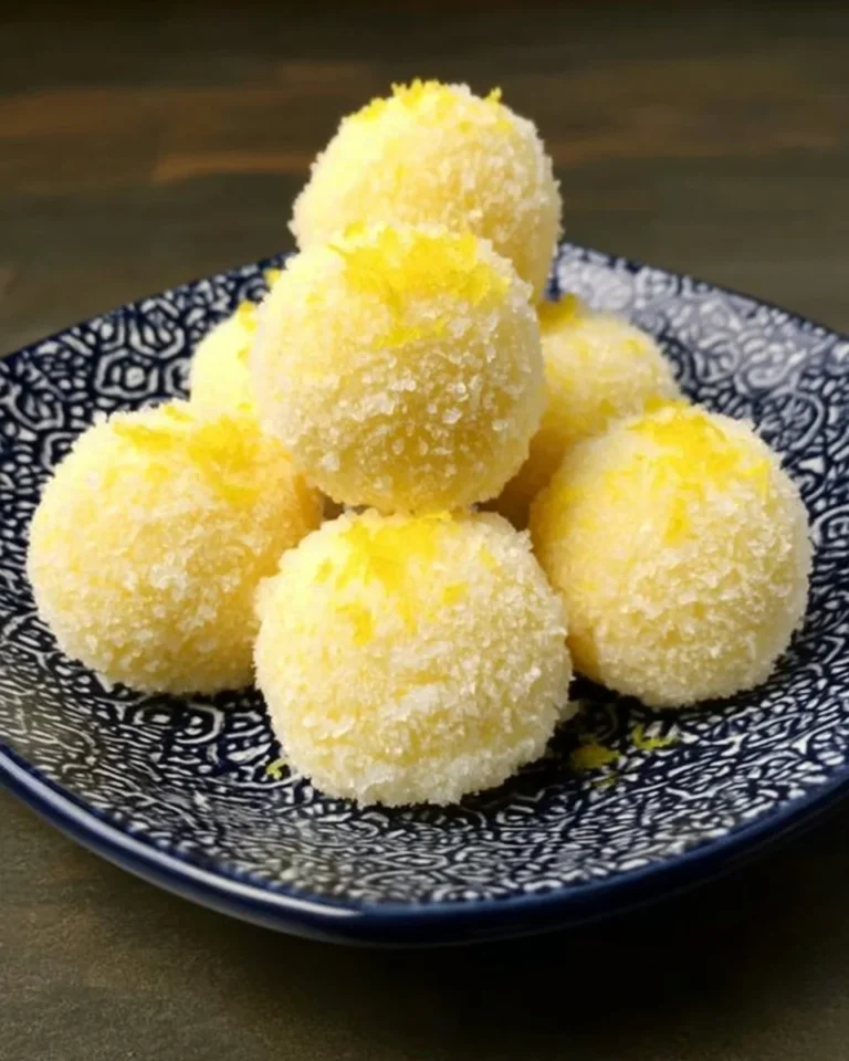 Truffes au citron délicieuses et faciles à préparer