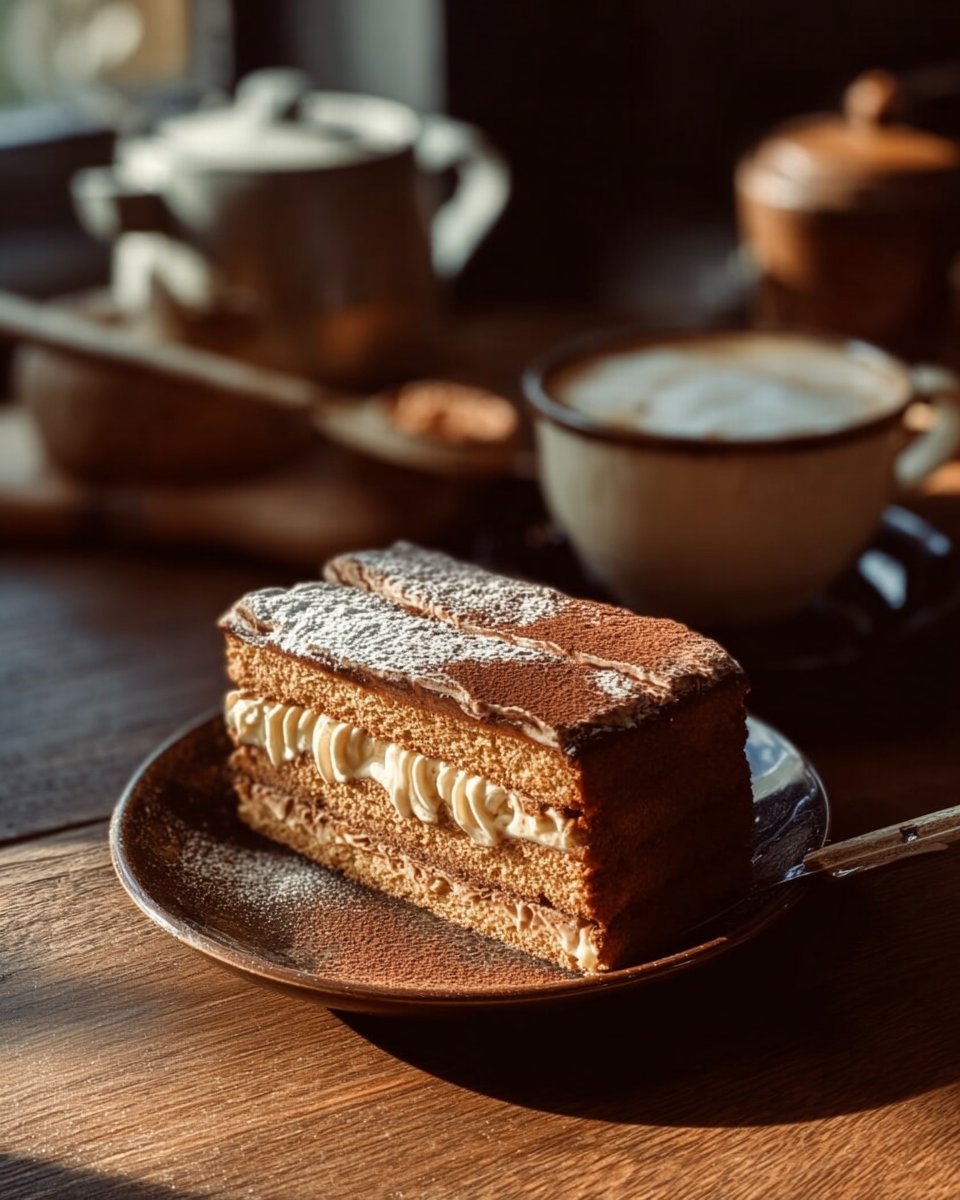 Gâteau Petit Beurre au café