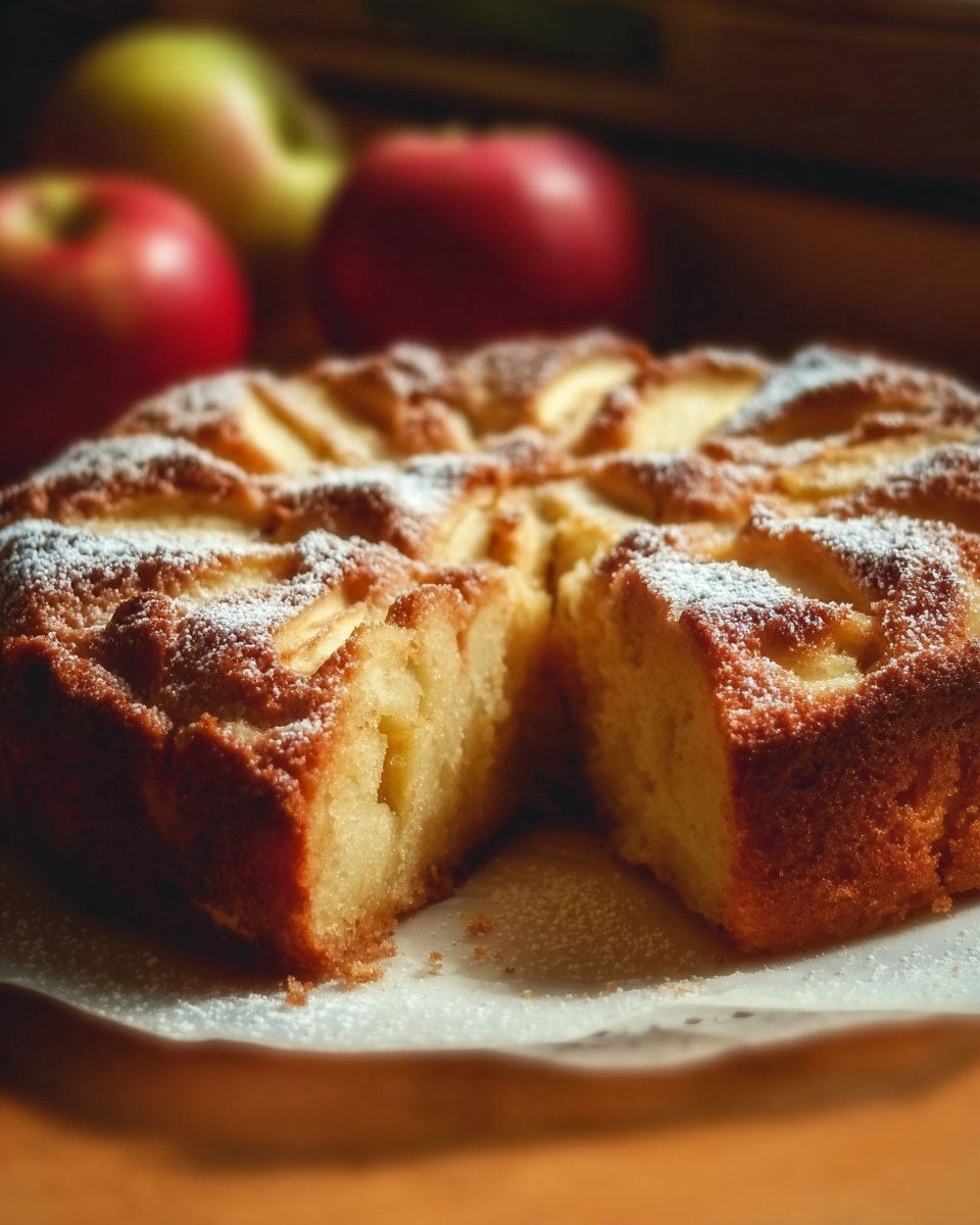 Moelleux aux pommes de grand-mère