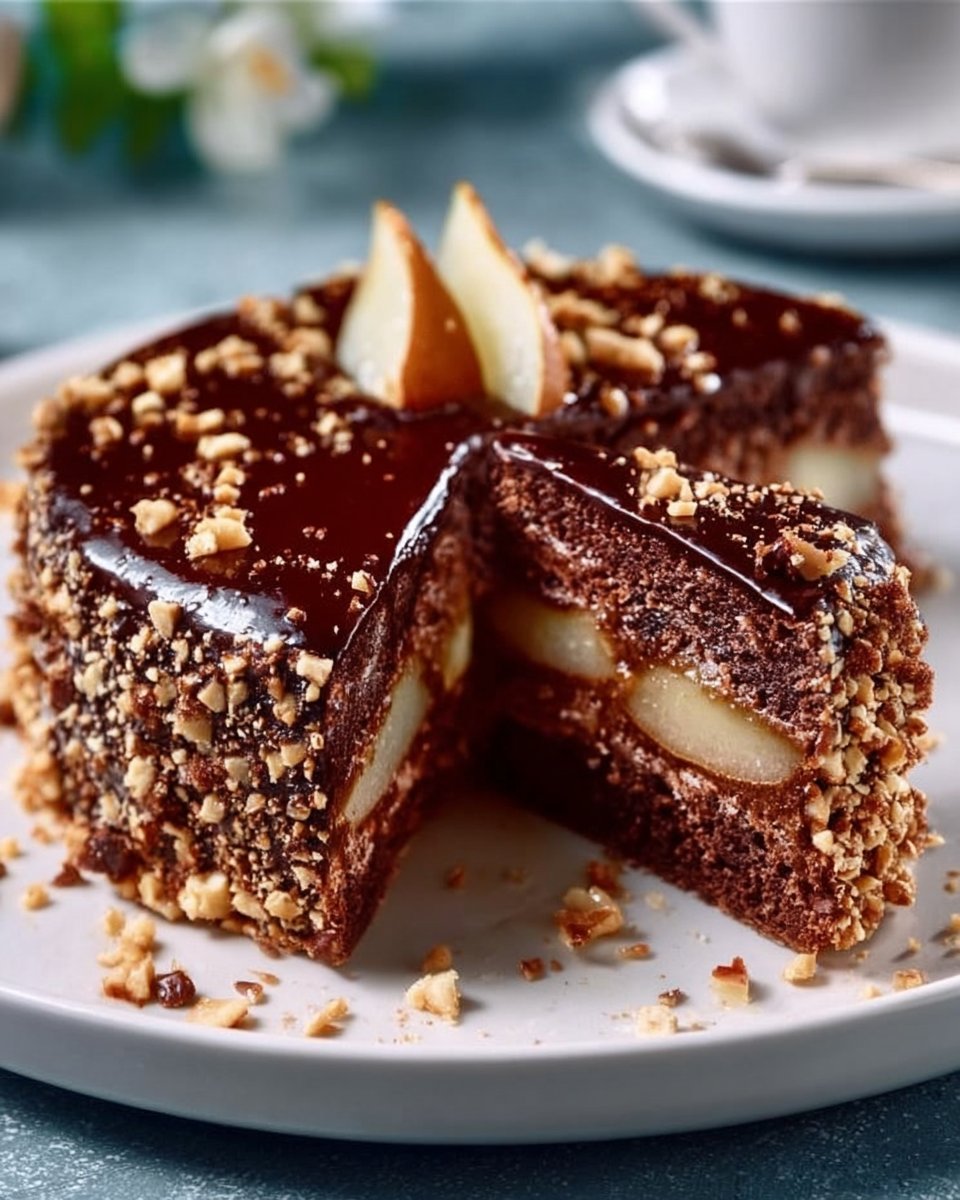 Chocolate Pear Cake: The Easy and Indulgent Recipe!