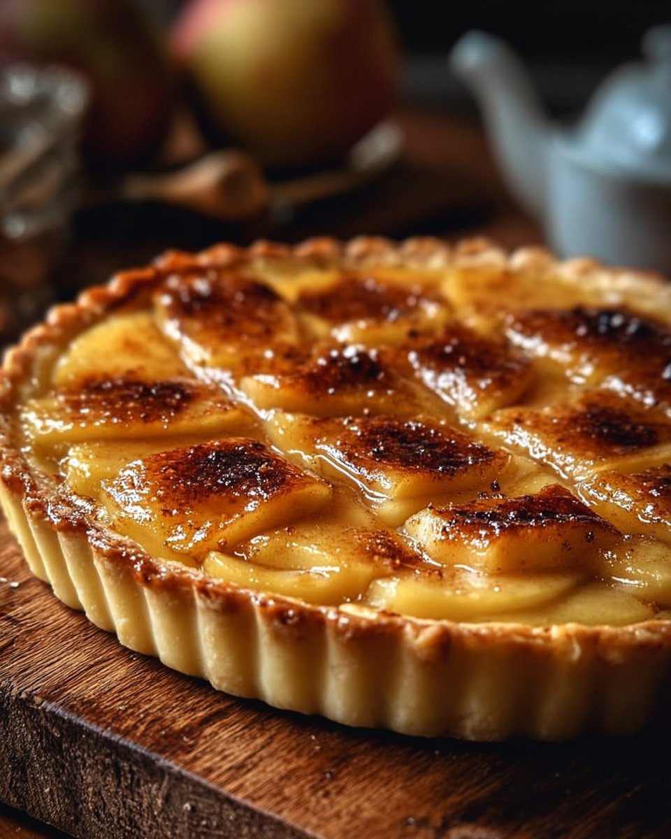Apple Tart à la Crème Brûlée: A Delight to Cherish