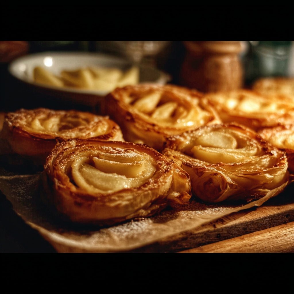 Roulés Feuilletés aux Pommes en 10 Minutes