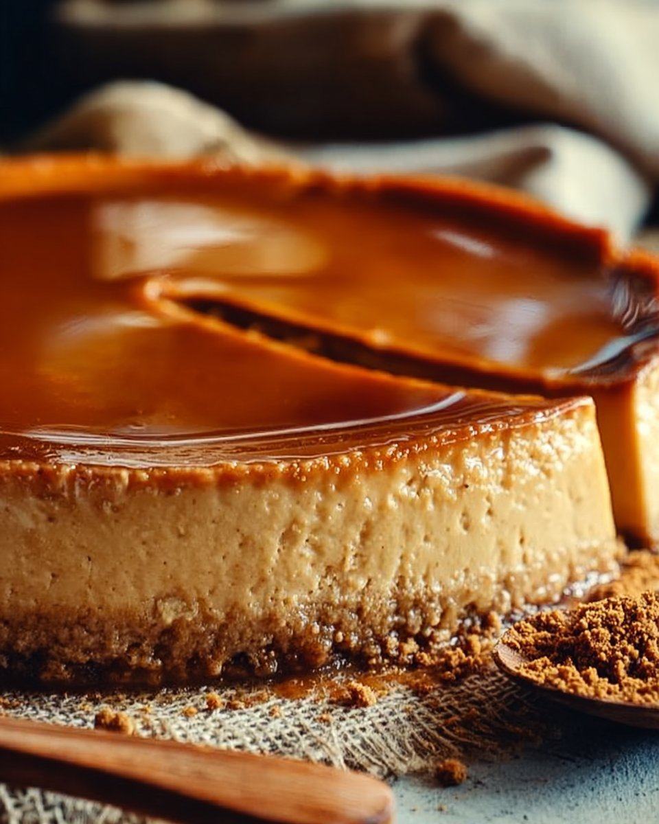 Le Flan au Spéculoos Inoubliable