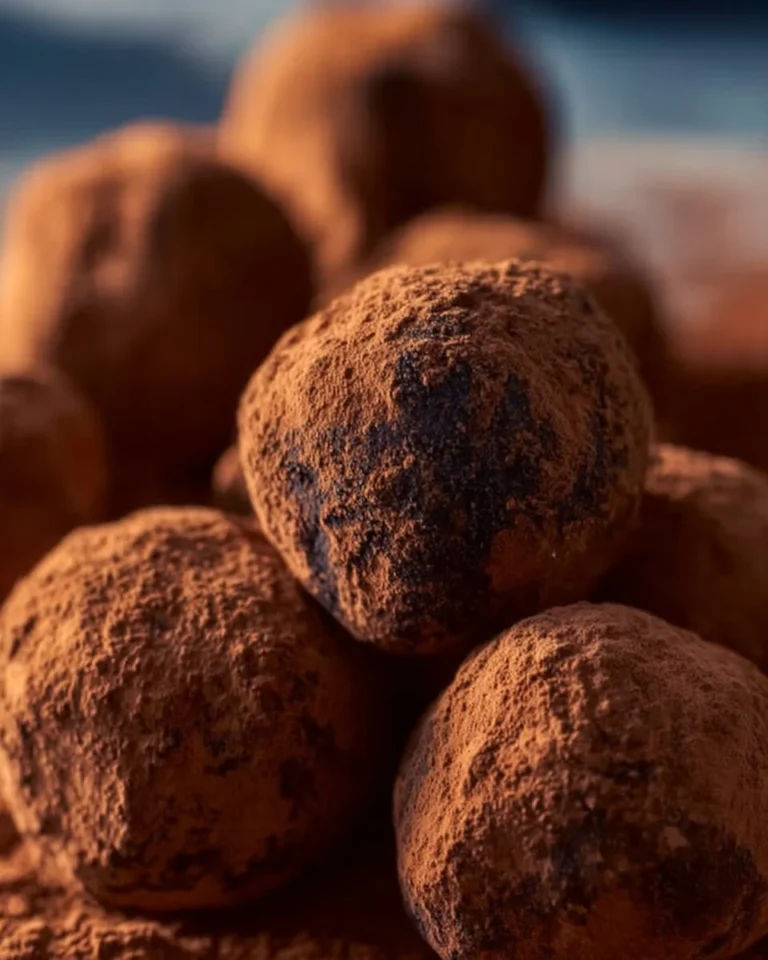Recette facile de chocolat truffles maison, délicieuses et fondantes.