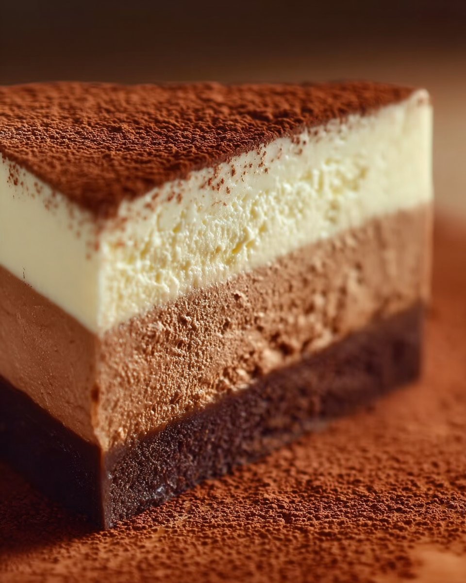 Recette Gâteau 3 chocolats Rapide