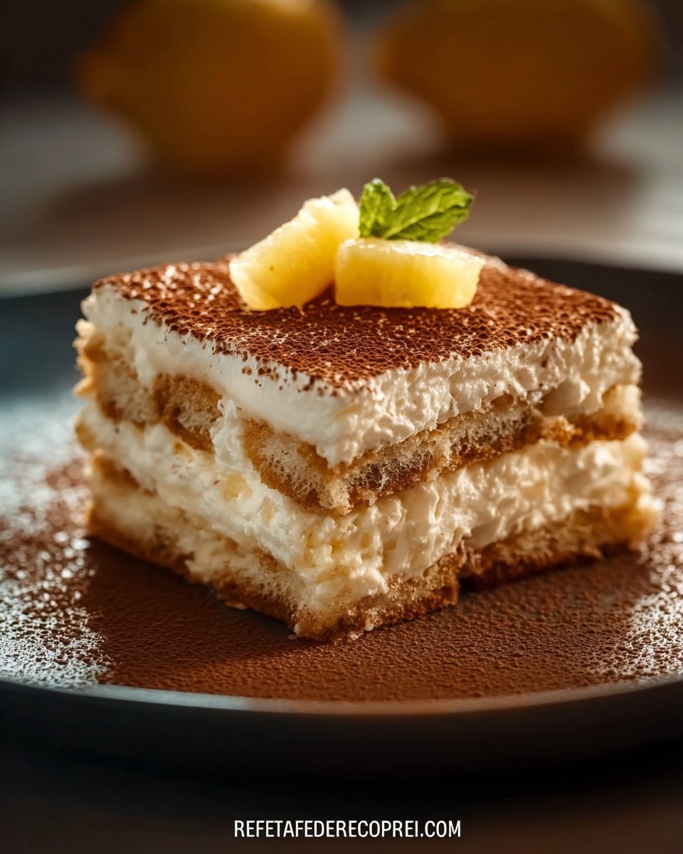 Coconut Pineapple Tiramisu