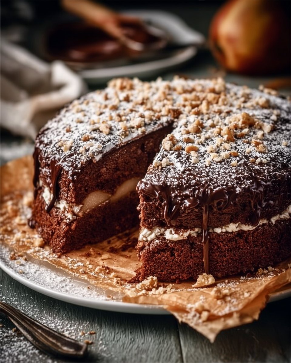 Chocolate Pear Cake: The Easy and Indulgent Recipe!