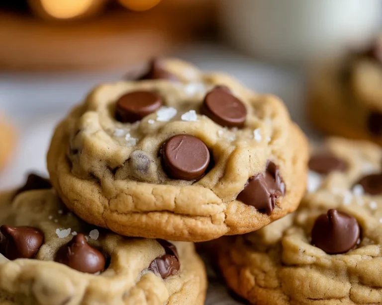 Recette de délicieux cookies américains moelleux avec des pépites de chocolat.