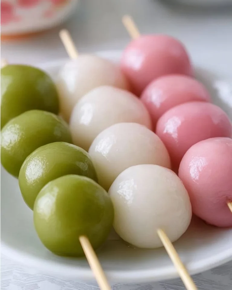 Dango japonais fait maison, une recette facile et délicieuse