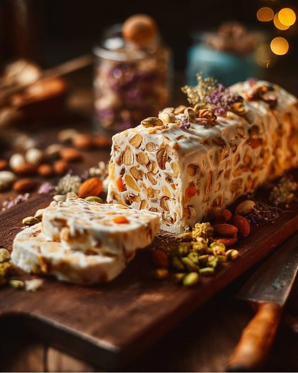 Frozen Nougat Log