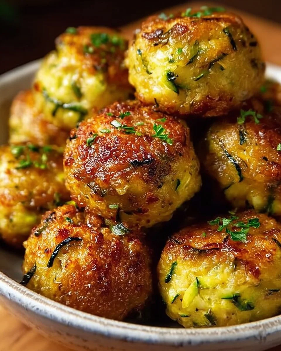 Baked Zucchini Balls