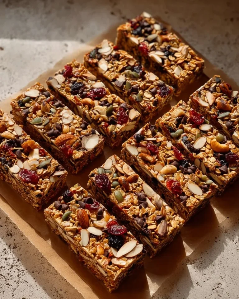 Recette de barres céréales sans cuisson pour une collation saine et rapide