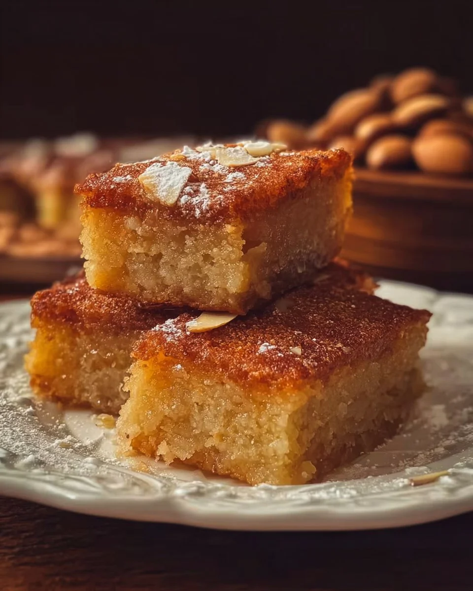Basboussa algérienne traditionnelle