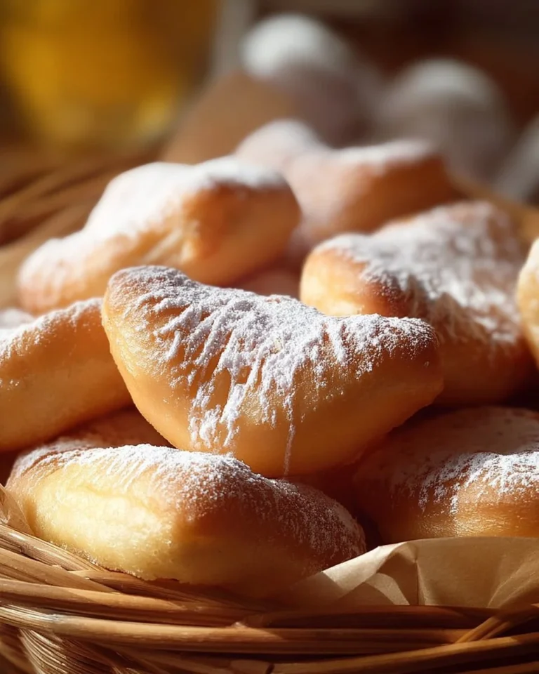 Assiette de beignets tendres et dorés prêts en un éclair