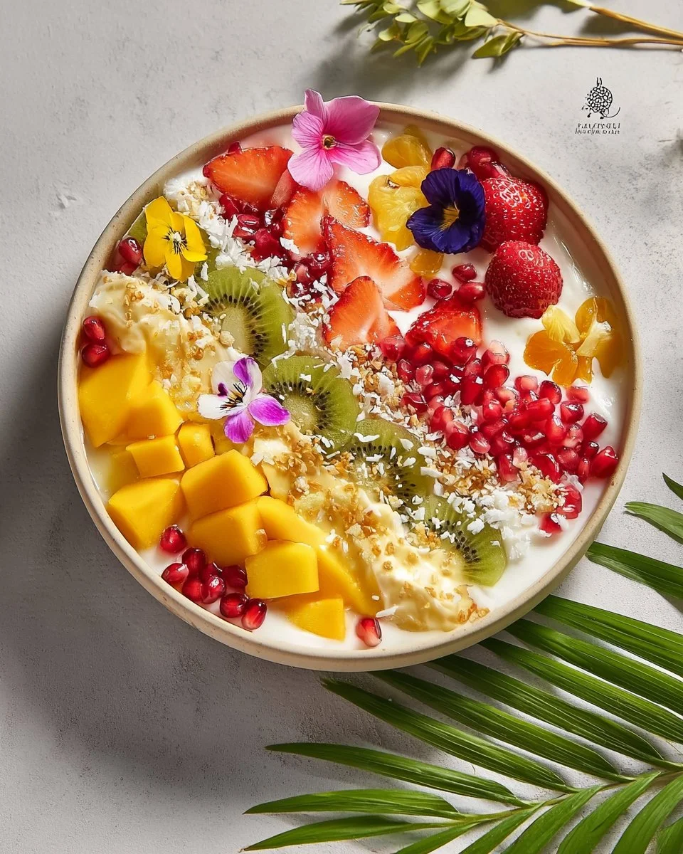 Bol de Yaourt aux Fruits Tropicaux