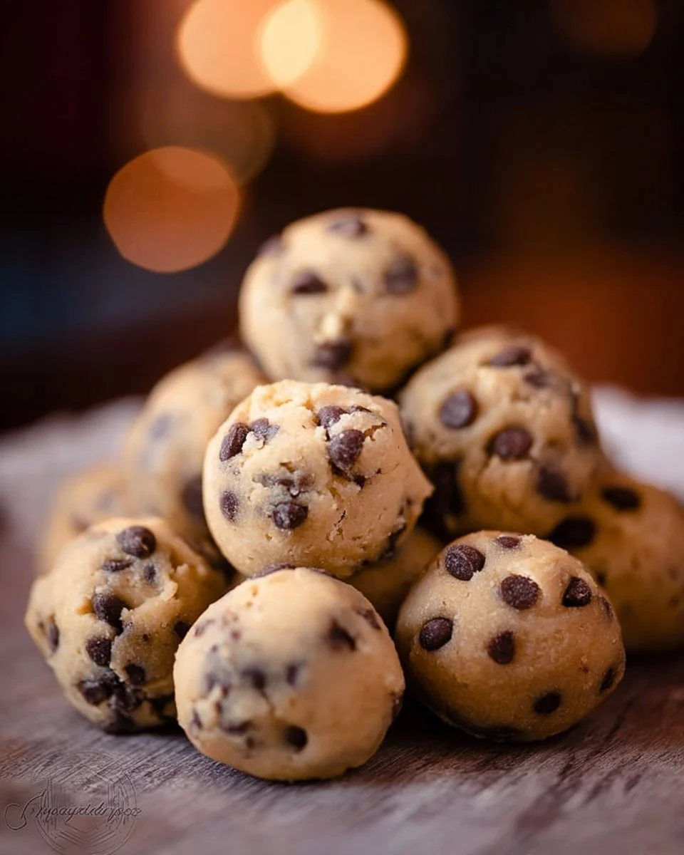 Bouchées surprises de pâte à cookie