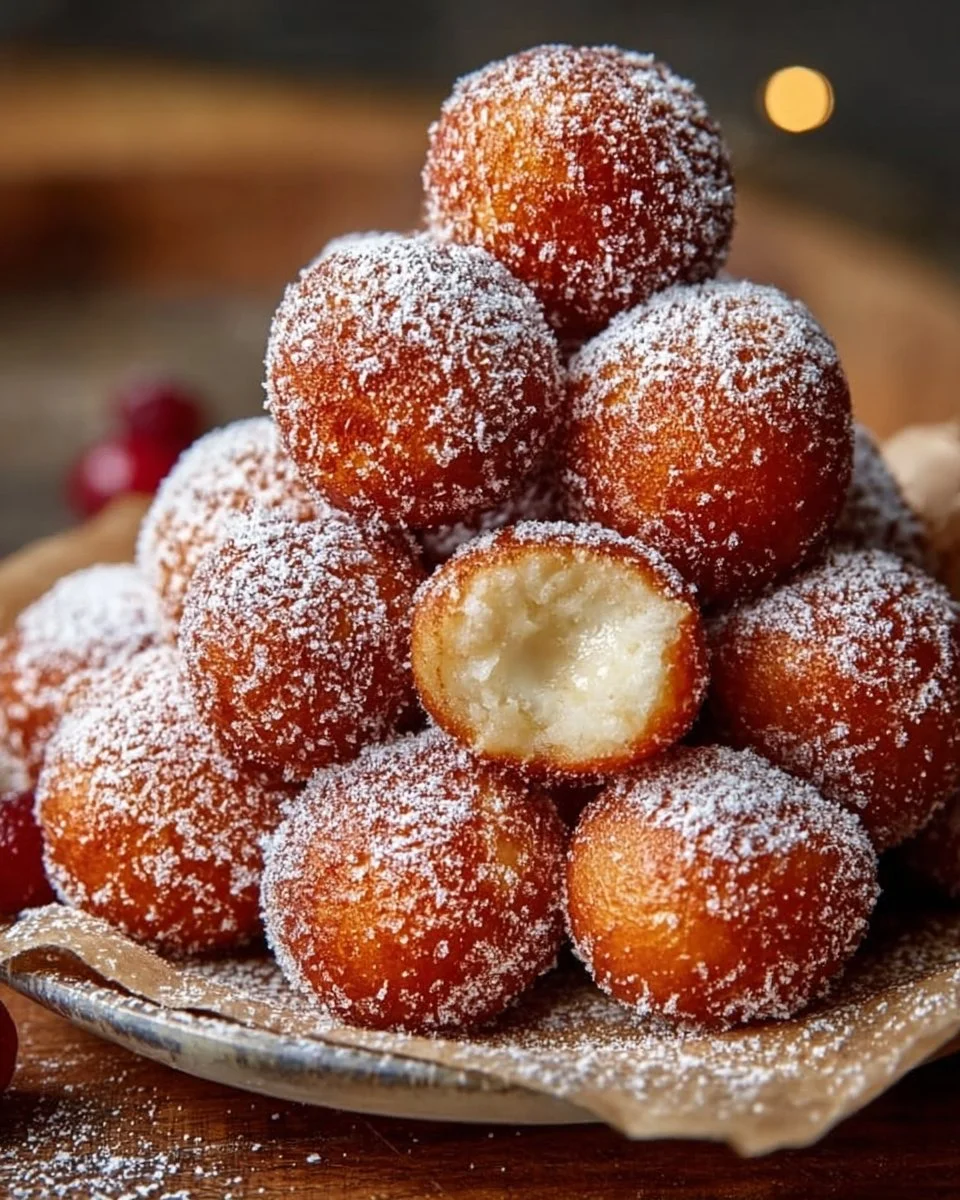 Boules de beignets express au yaourt
