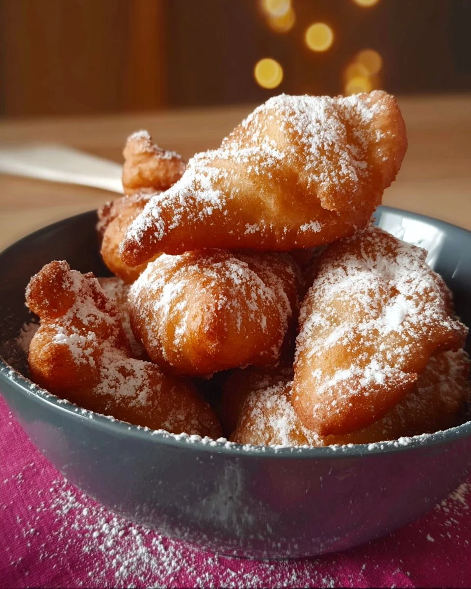 Bugnes or Lyon carnival donuts