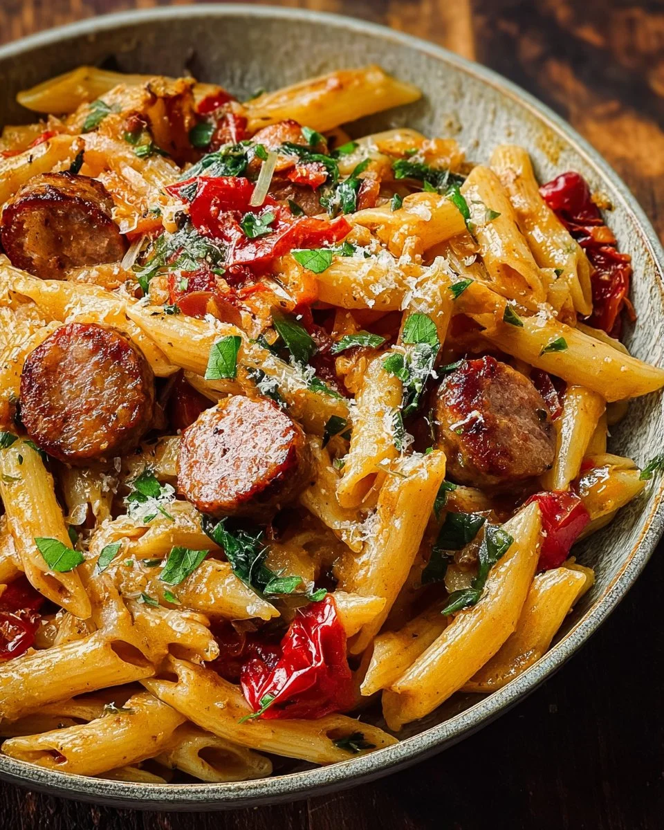 Cajun Pasta with Sausages