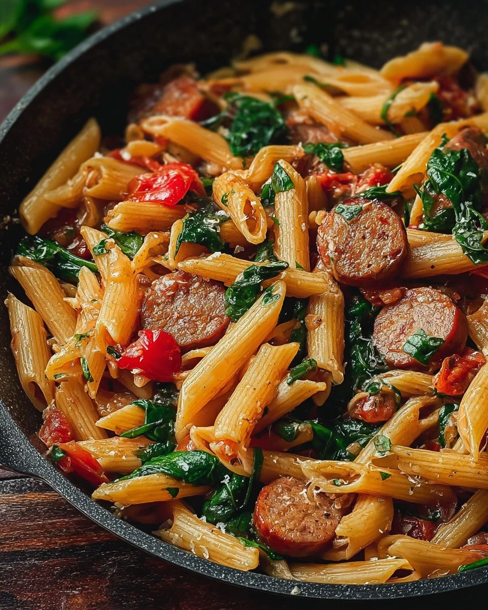 Cajun Pasta with Sausages
