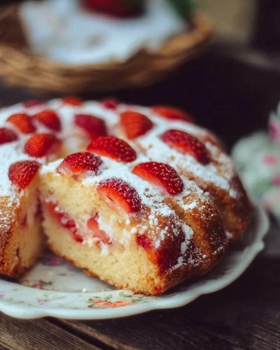 Cake aux Fraises