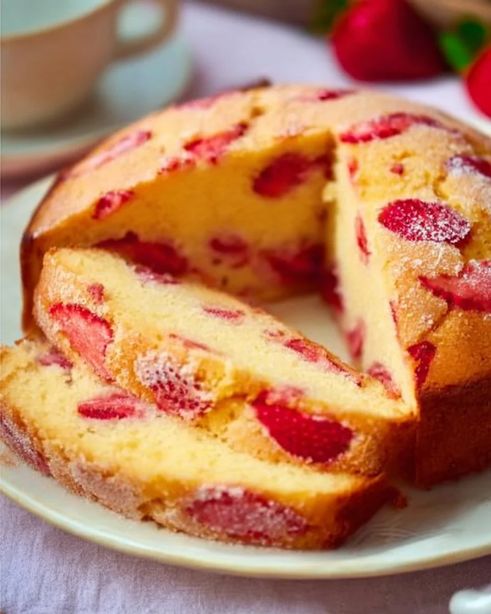 Cake aux Fraises