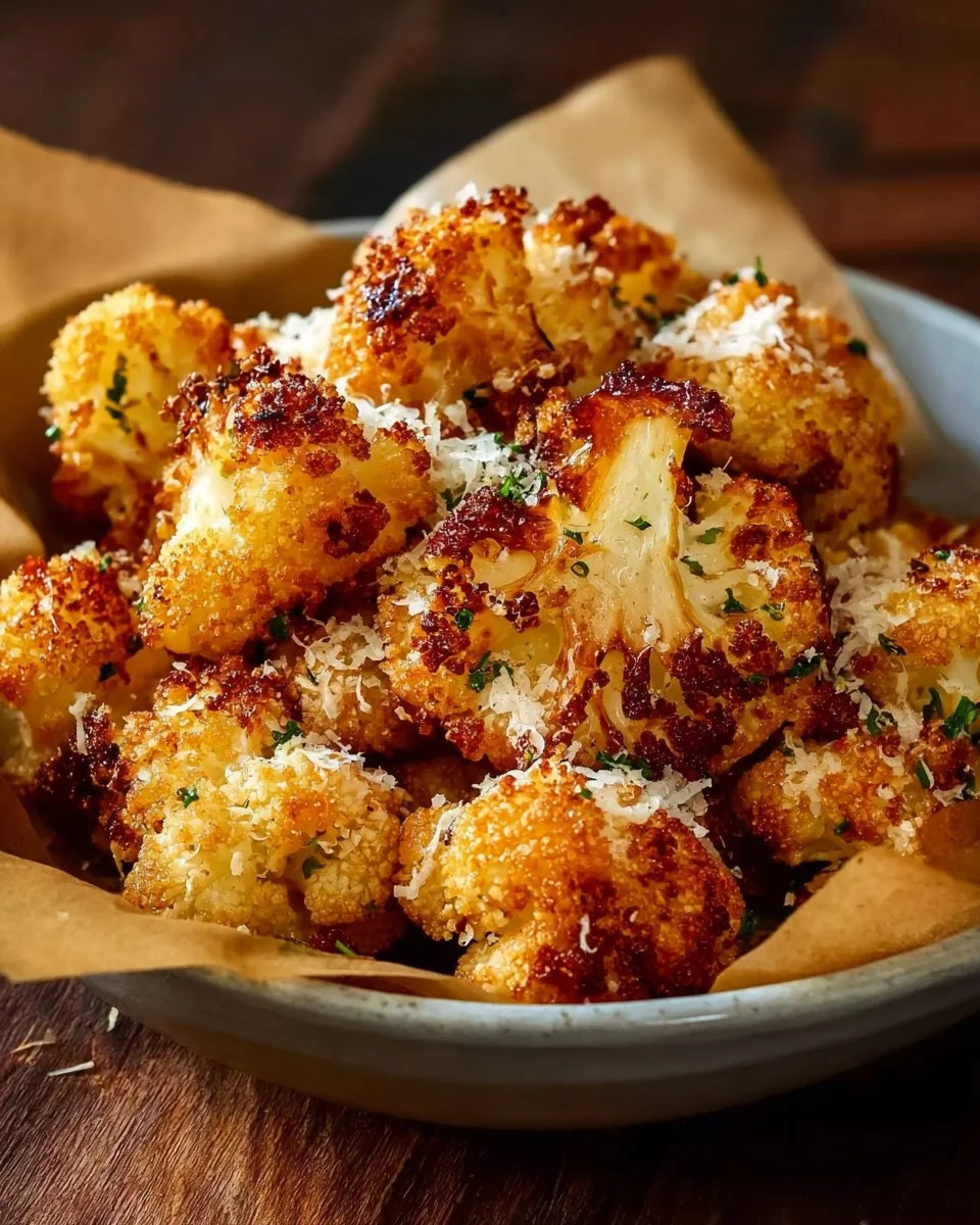 Chou-fleur Rôti Croustillant au Parmesan