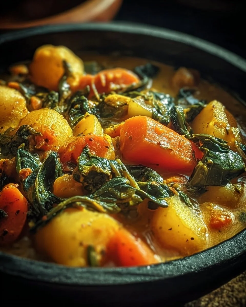 Curry de Légumes coloré avec des légumes frais et épices savoureuses