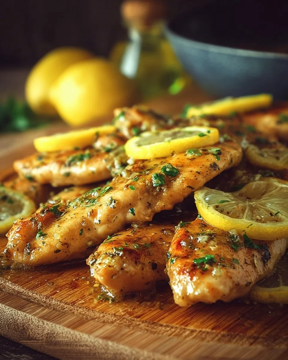 Émincés de Poulet au Citron