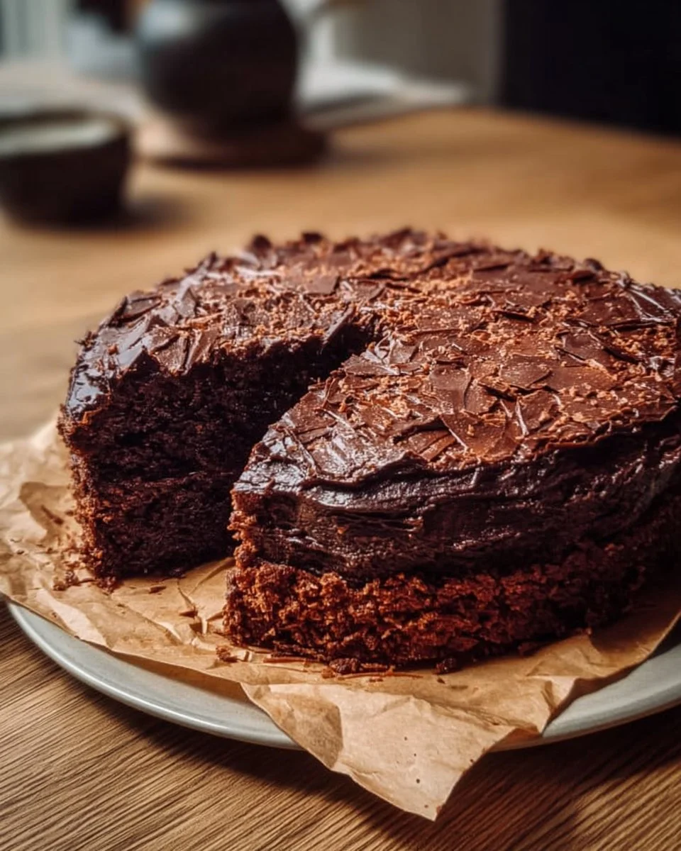 Gâteau au chocolat croustillant