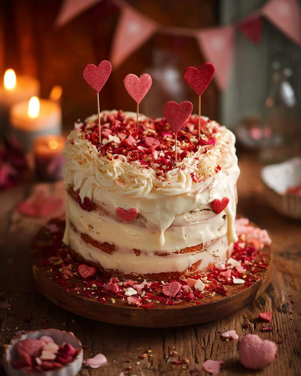 Gâteau de Saint-Valentin