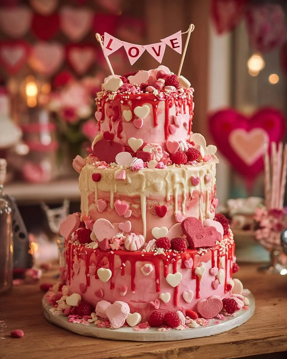 Gâteau de Saint-Valentin