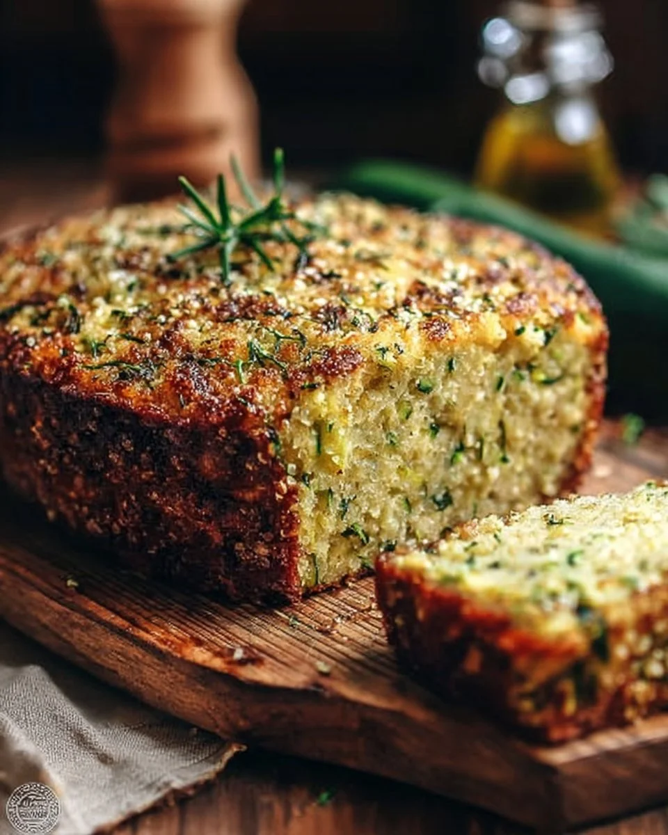 Gâteau quinoa-courgette et parmesan