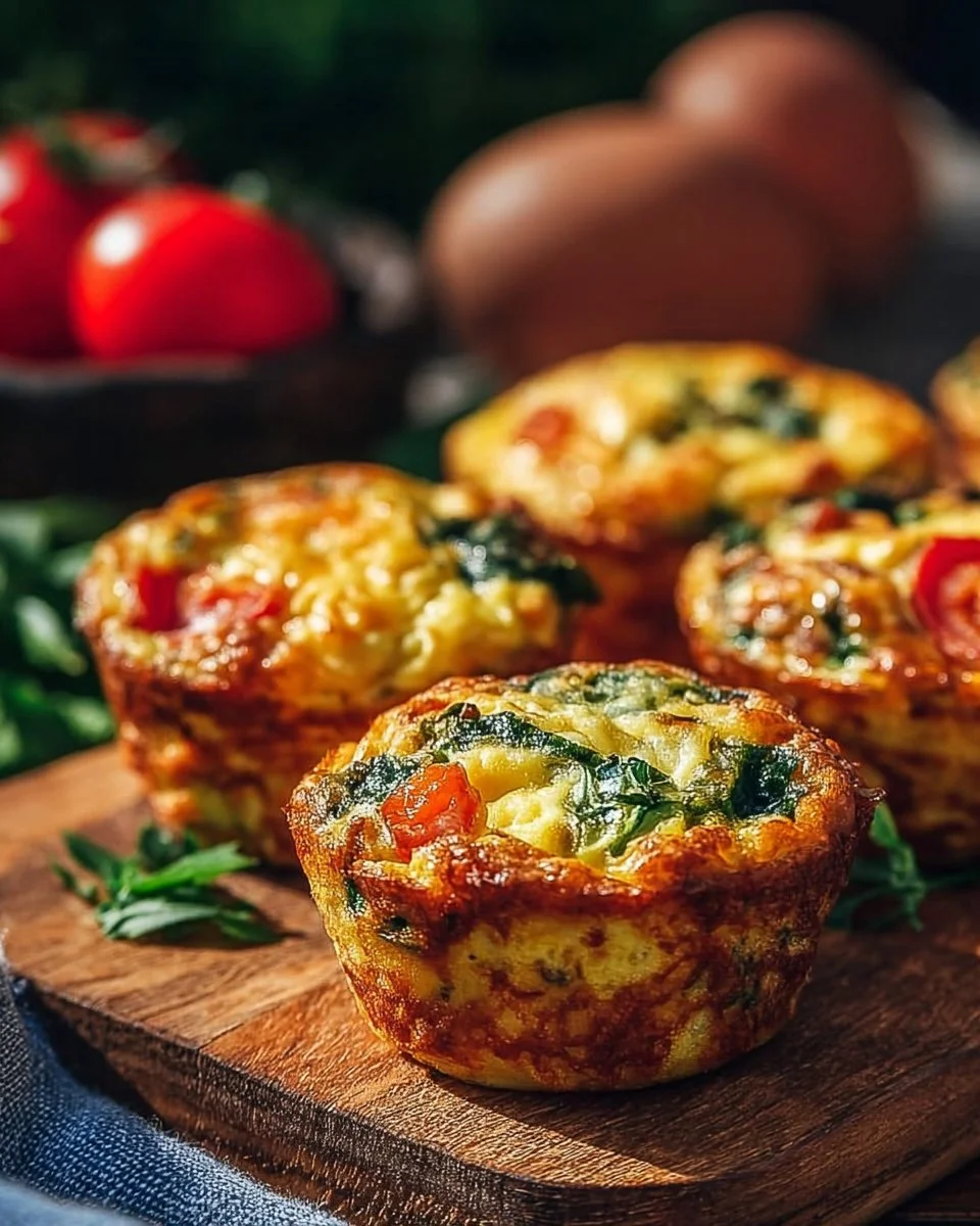 Muffins with Eggs and Vegetables