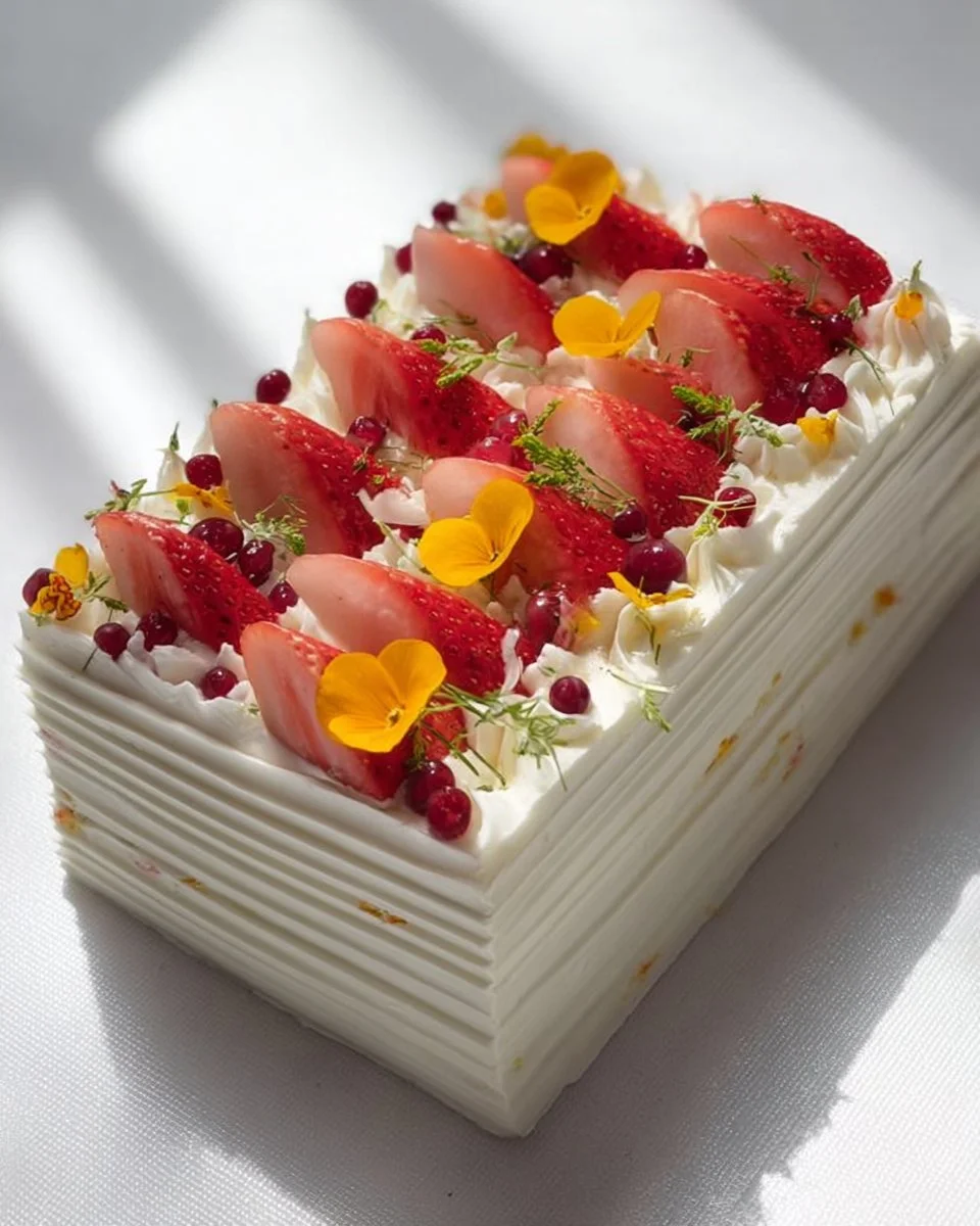 Myriam on Instagram: "• Strawberry cake 🍃 Recipe for strawberry gel: -450g of strawberries -13g of pectin -70g of sugar -7g of lemon juice -Heat the strawberries … | Pastry cake, Christmas appetizer recipe, Cake idea