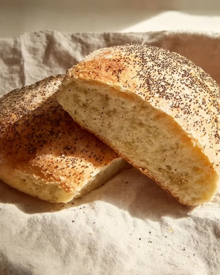 Pain aux graines de pavot marocain frais et moelleux
