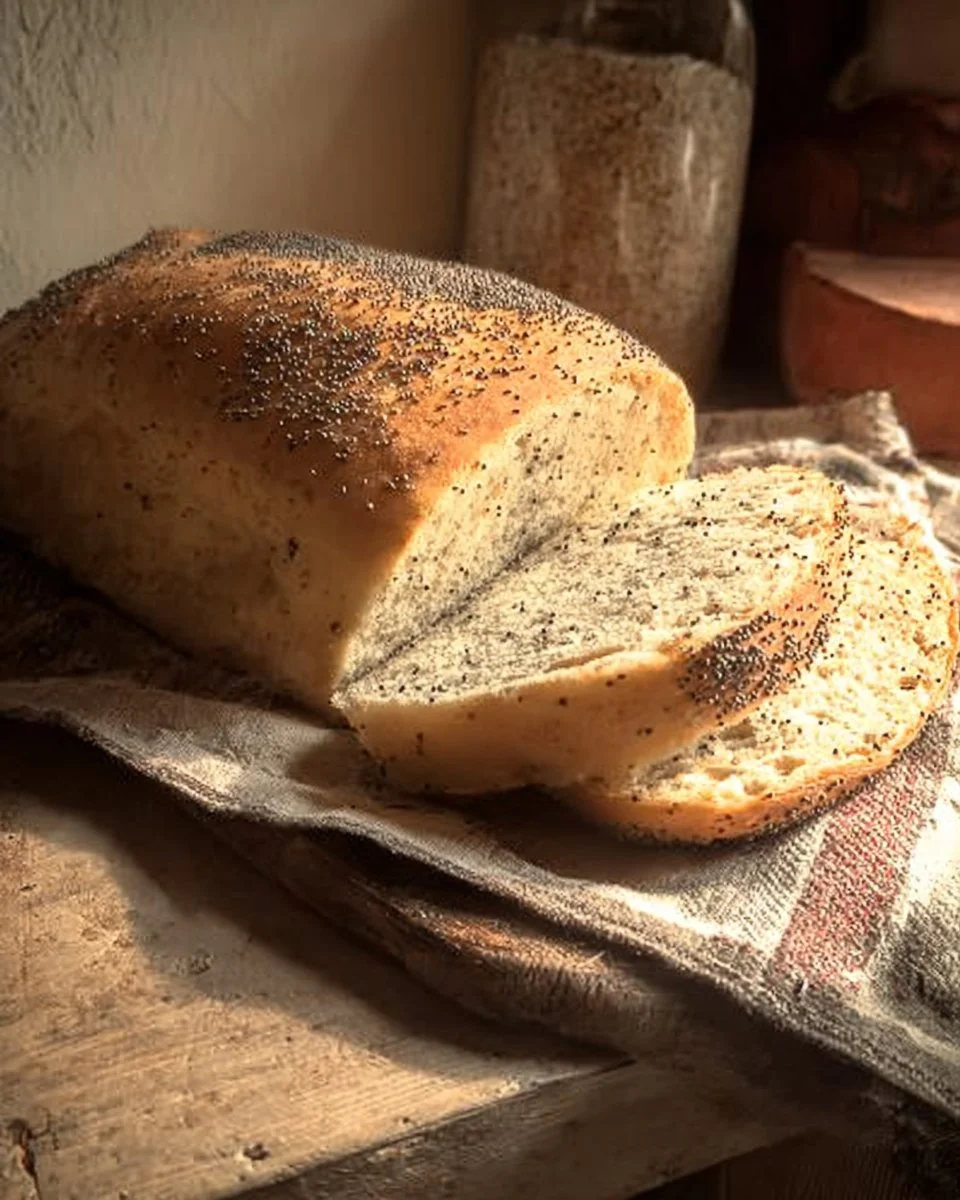 Pain aux graines de pavot marocain