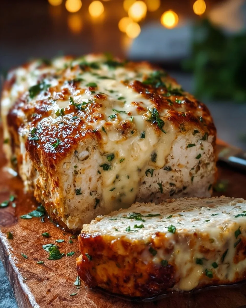 Pain de Poulet à l’Ail et Parmesan