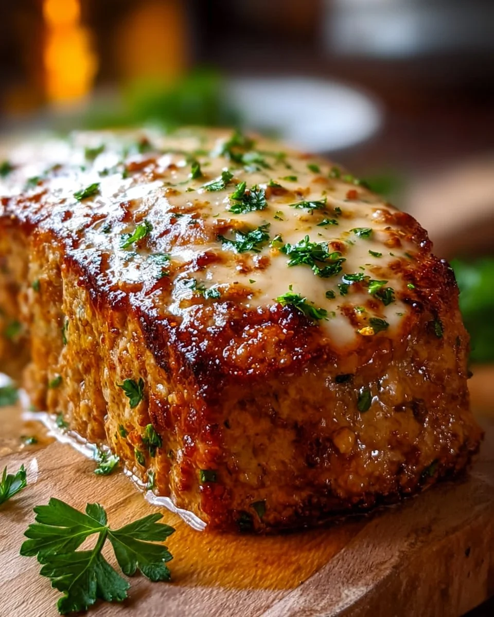 Pain de Poulet à l’Ail et Parmesan