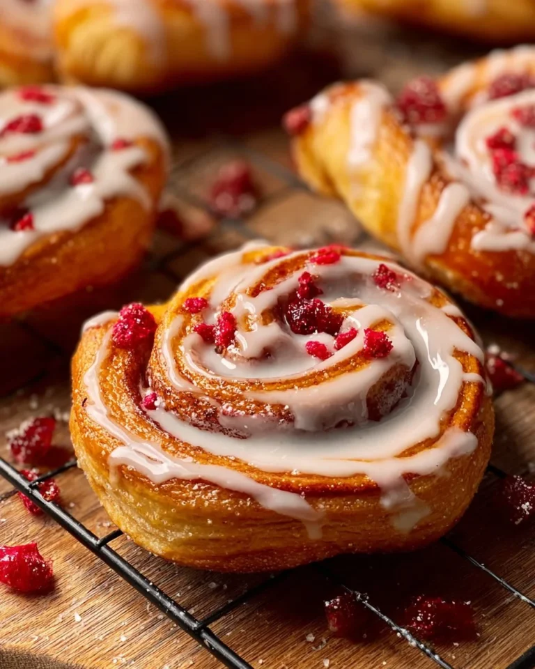 Palmiers feuilletés aux fraises et chocolat blanc, délicieuses gourmandises sucrées