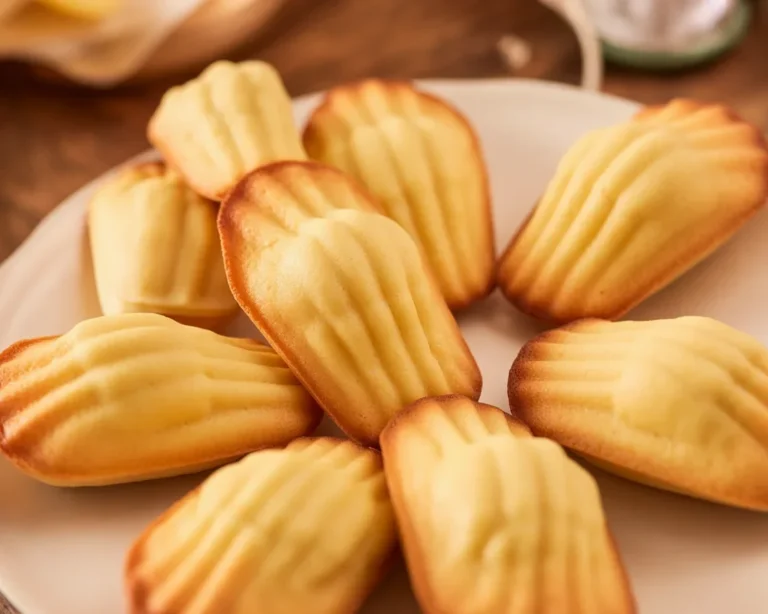 Madeleines moelleuses au beurre, une délicieuse recette pour un goûter parfait.