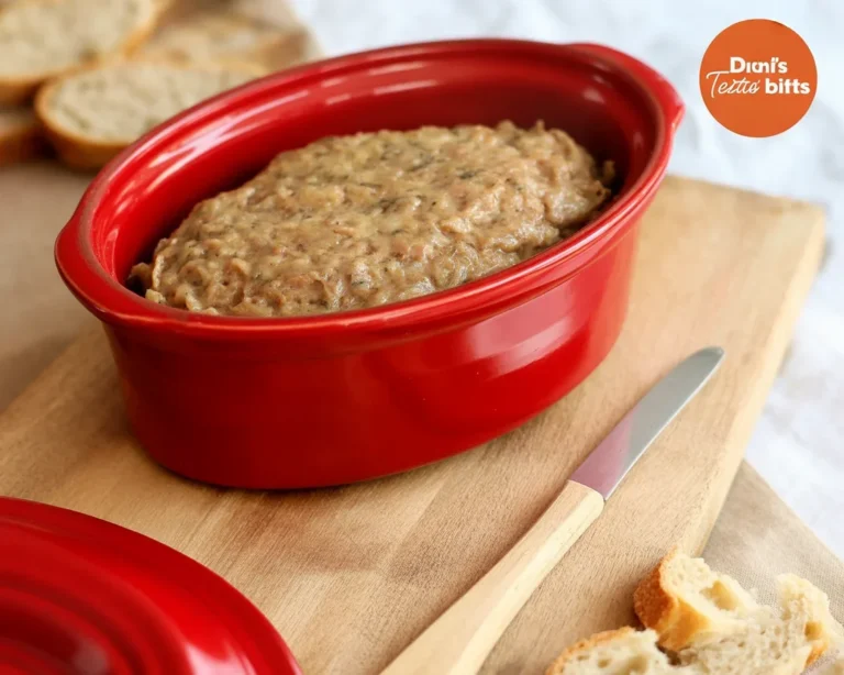 Terrine de campagne maison savoureuse, préparée avec des ingrédients frais et épicés.