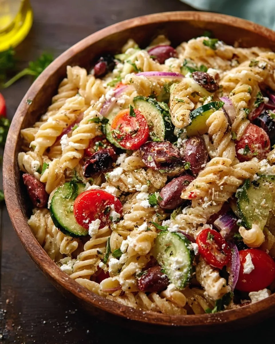 Salade de pâtes méditerranéenne