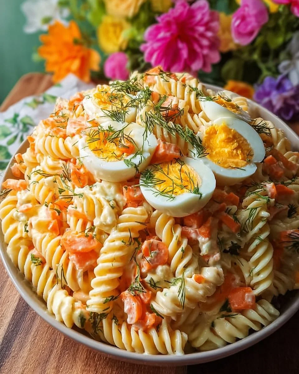 Salade gourmande avec ingrédients frais et colorés présentée dans un plat.