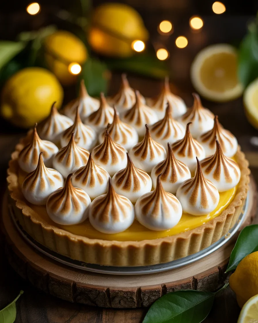 Tarte au citron meringuée : Un délice à partager chez soi!