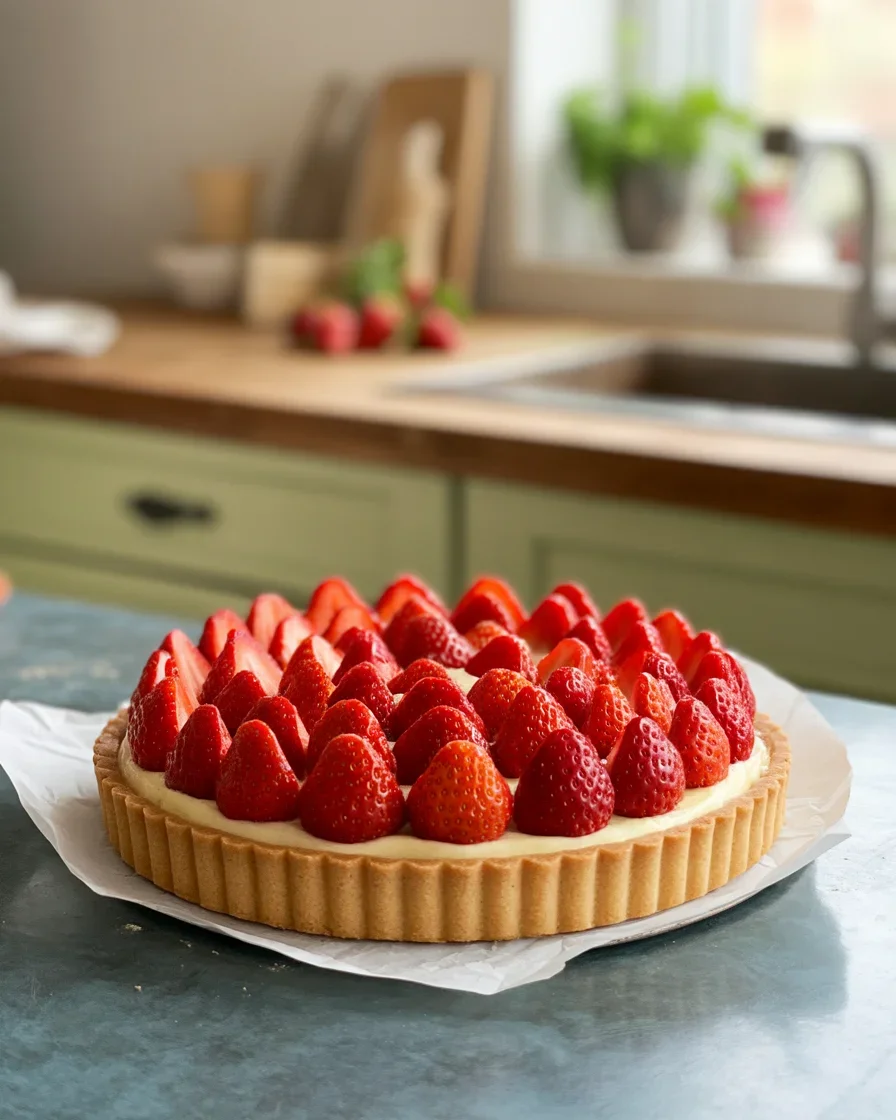 Tarte aux fraises